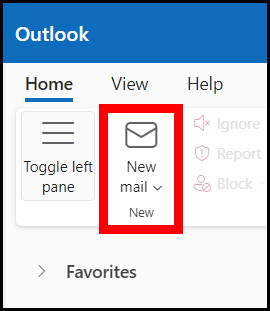 Outlook Web New Email 1 