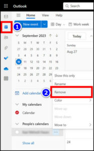 How to Stop Sharing Calendar in Outlook PC/Web/Mobile