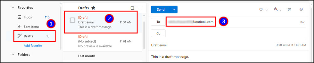 outlook-web-send-from-drafts