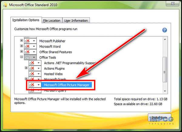 picture-manager-incorrect-installation