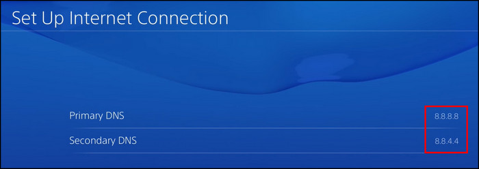 playstation-primary-and-secondary-dns