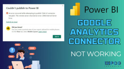 power-bi-google-analytics-connector-not-working