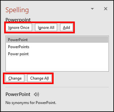 powerpoint-spelling-pane