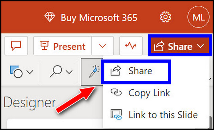powerpoint-web-share-button