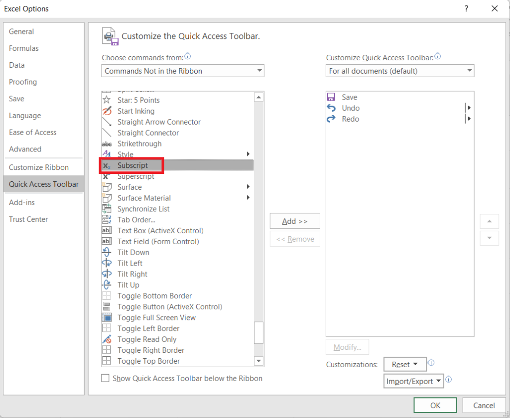 How To Do A Subscript In Excel Easily [4 Simple Ways 2024]