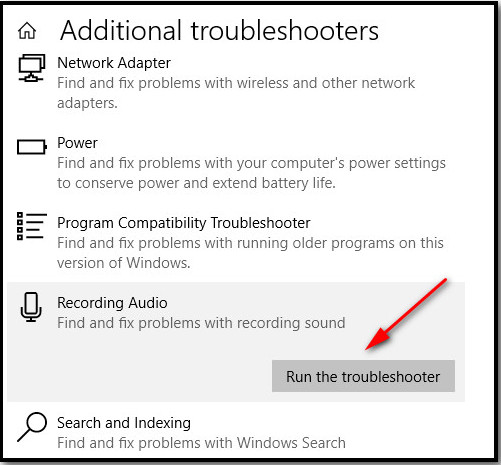 recrording-audio-troubleshooter