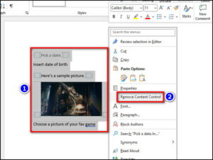 How to Remove Content Controls in MS Word [Quick Guide]