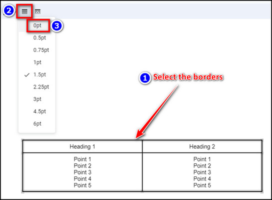 How To Make A T Chart In Google Docs Within A Minute 