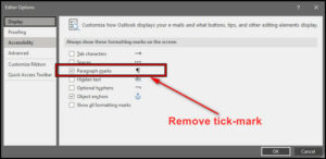 How to Remove Paragraph Symbol in Outlook [Windows/Mac]