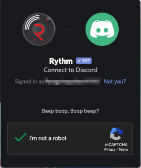 rythem-bot-check