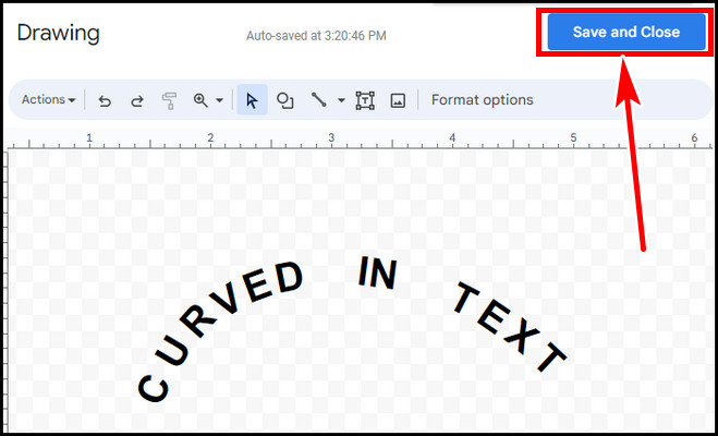 save-and-close-to-add-curve-text-google-docs