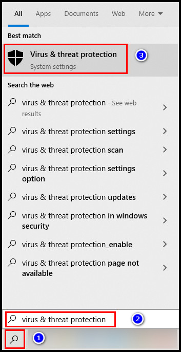 search-virus-threat