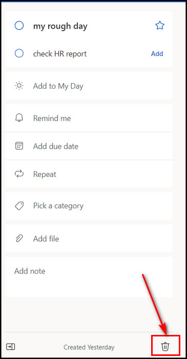 select-bin-icon-to-delete-the-task
