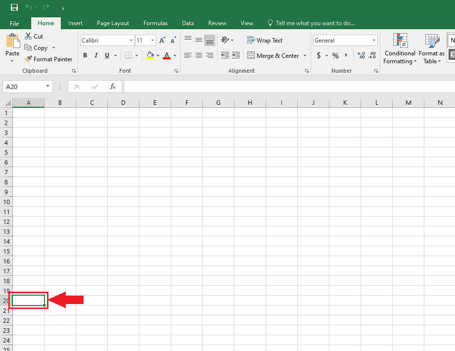 select-cell-to-split-row-excel