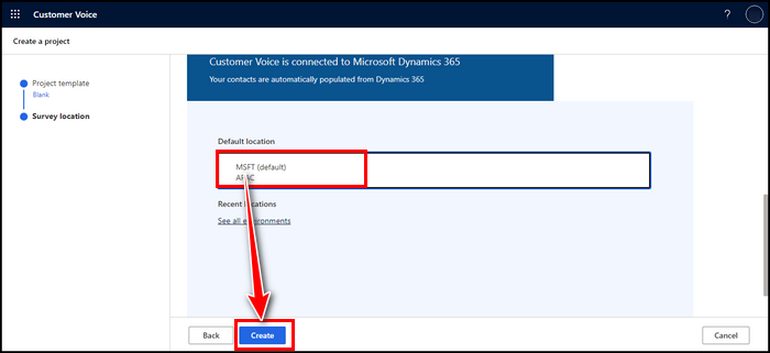 select-default-msft-location-customer-voice