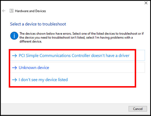 select-device-to-troubleshoot