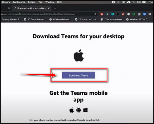 can you download teams on a mac