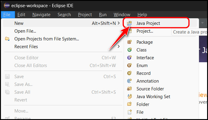 select-java-project