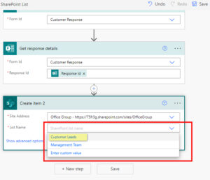Link MS Forms to SharePoint List [With Power Automate]