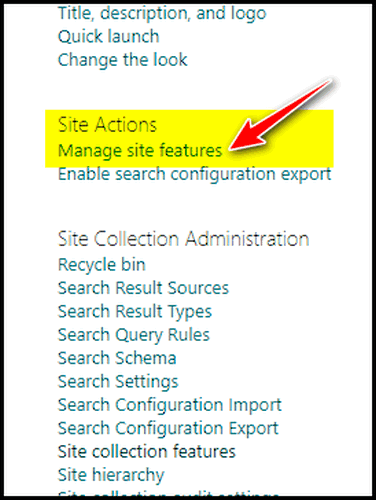 select-manage-site-features