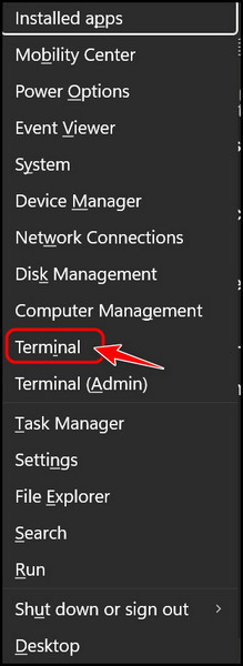 select-terminal