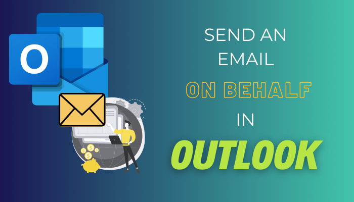 send on behalf of outlook email