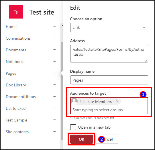 sharepoint-add-audience-to-target