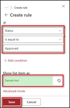 sharepoint-calendar-view-format-rule-save
