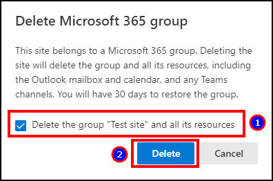 sharepoint-delete-site-from-admin-center-confirmation