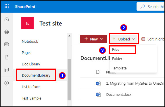sharepoint-document-library-upload-files