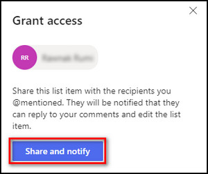 sharepoint-list-item-comment-mention-share-notify