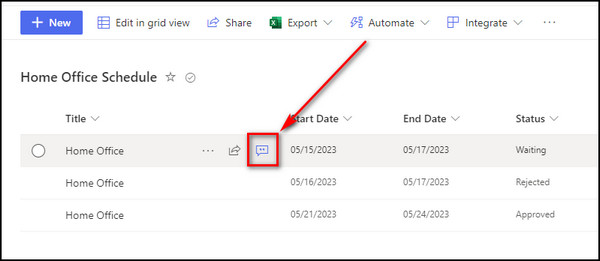 sharepoint-list-item-view-comments