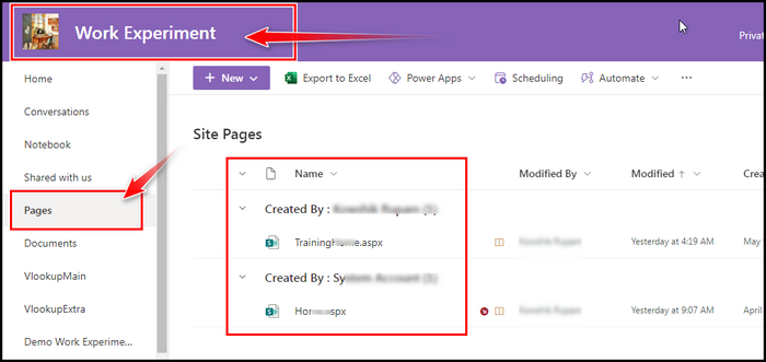 sharepoint-pages