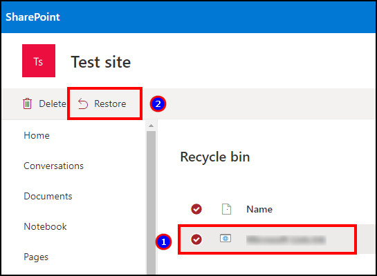 sharepoint-restore-from-recycle-bin