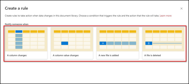 sharepoint-rule-trigger-event