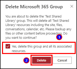 sharepoint-shared-library-delete