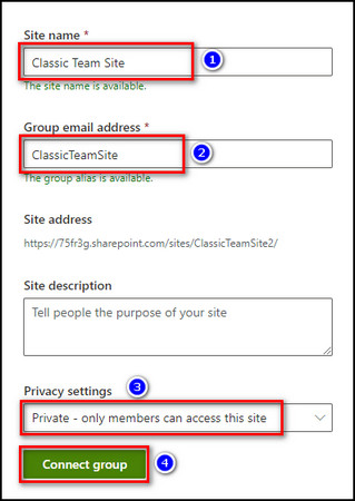 sharepoint-site-connect-to-office-create-group