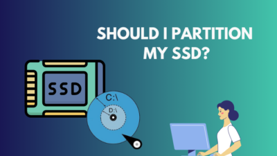 should-i-partition-my-ssd