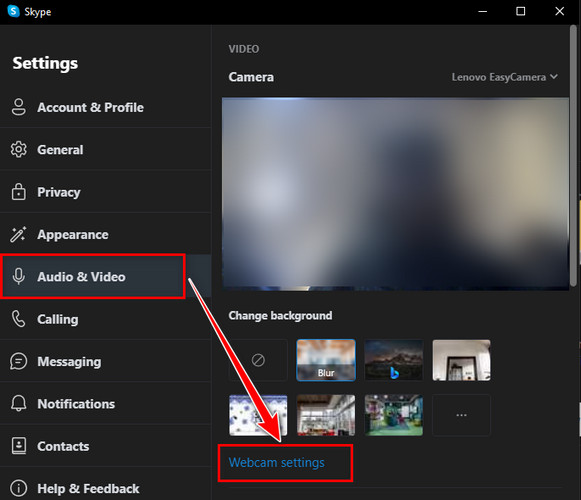 skype-audio-video-webcam-settings