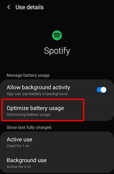 spotify-optimize-battery