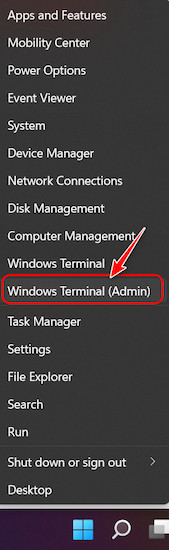 start-windows-terminal-as-admin