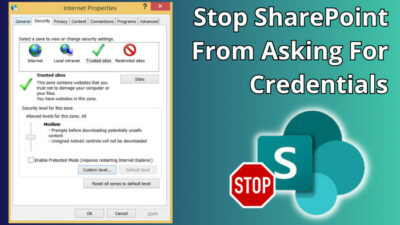 stop-sharepoint-from-asking-for-credentials