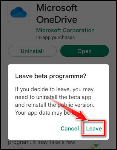 tap-on-leave-to-get-away-from-beta-program