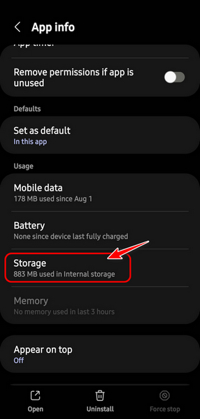 tap-storage-option