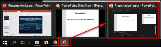how to see notes during powerpoint presentation on teams