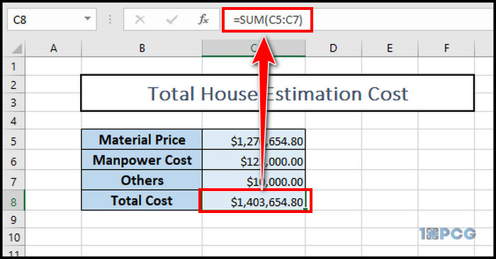 total-house-estimation-cost-formula