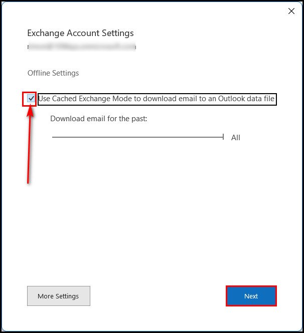 turn-off-outlook-cached-exchange-mode
