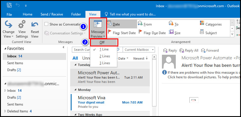 turn-off-outlook-message-preview