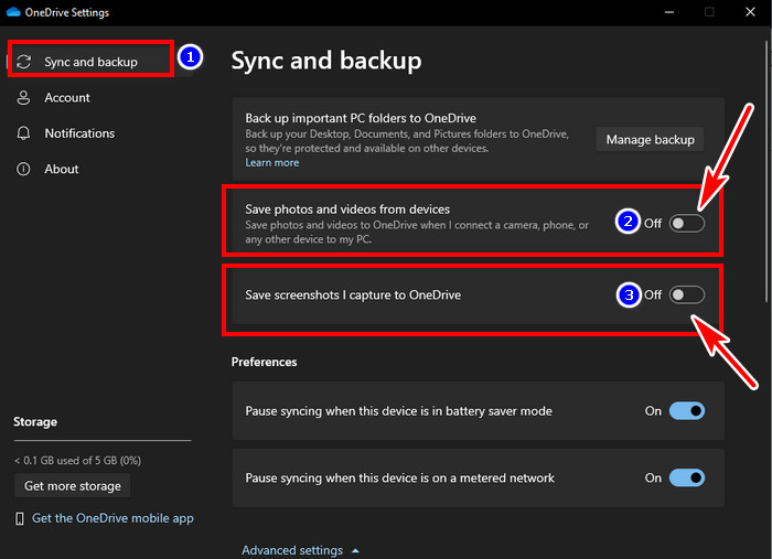 turn-off-save-photos-videos-screenshots-in-onedrive
