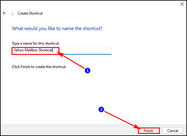 type-yahoo-mailbox-shortcut-name-and-click-finish